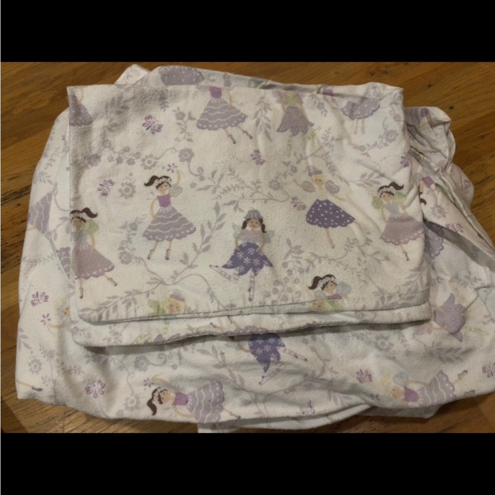 Pottery Barn Kida Princess Flannel Twin Set GUC